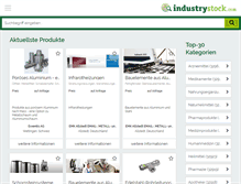 Tablet Screenshot of industrystock.org