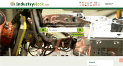 Desktop Screenshot of industrystock.cz