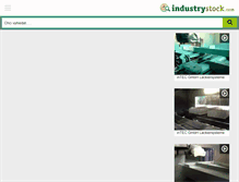 Tablet Screenshot of industrystock.cz
