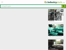 Tablet Screenshot of industrystock.de