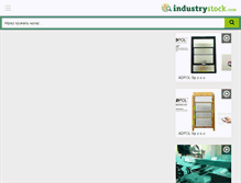 Tablet Screenshot of industrystock.pl